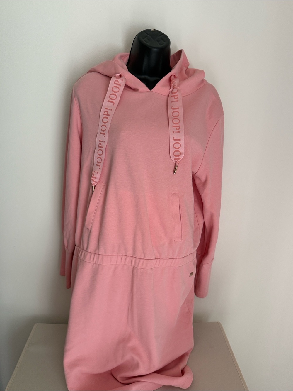 Joop! Pink Hooded Midi Dress